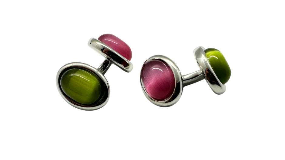 Manschettenknopf_olive_rose